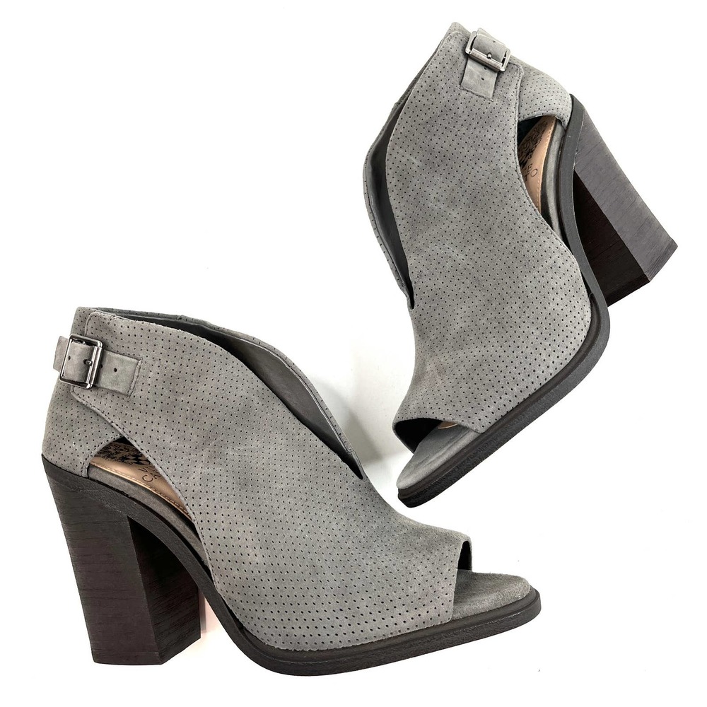 Vince Camuto | Almost New Kalei Genuine Leather Grey Bootie 8